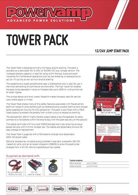 Tower Pack Data sheet