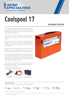 AERO Specialties - Coolspool 17 Data sheet