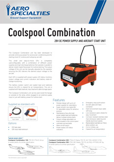 AERO Specialties - Coolspool combination Datasheet