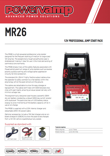 MR26 Data sheet