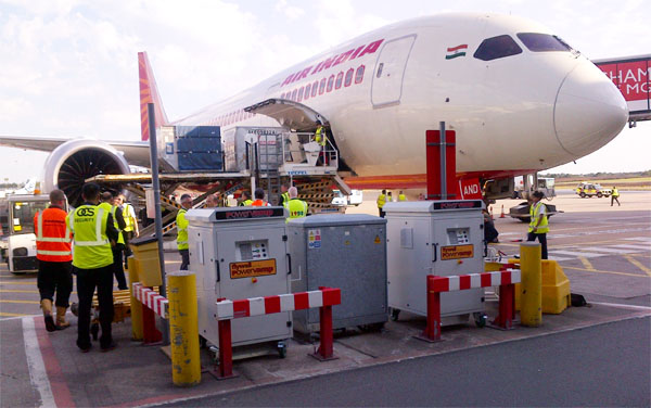 Powervamp Frequency Converters power Air India's Dreamliner at Birmingham Airport - New Service