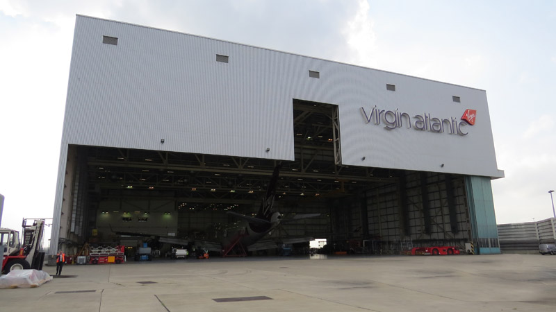 Virgin Atlantic install PV90-3 Frequency Converters at London Heathrow - hanger
