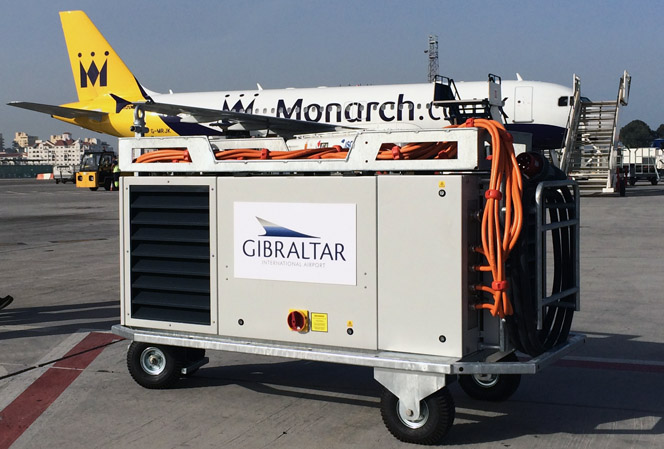 Gibraltar Airport Emissions Reduced thanks to PV90-3 Frequency Converter - PV90-3 Close up