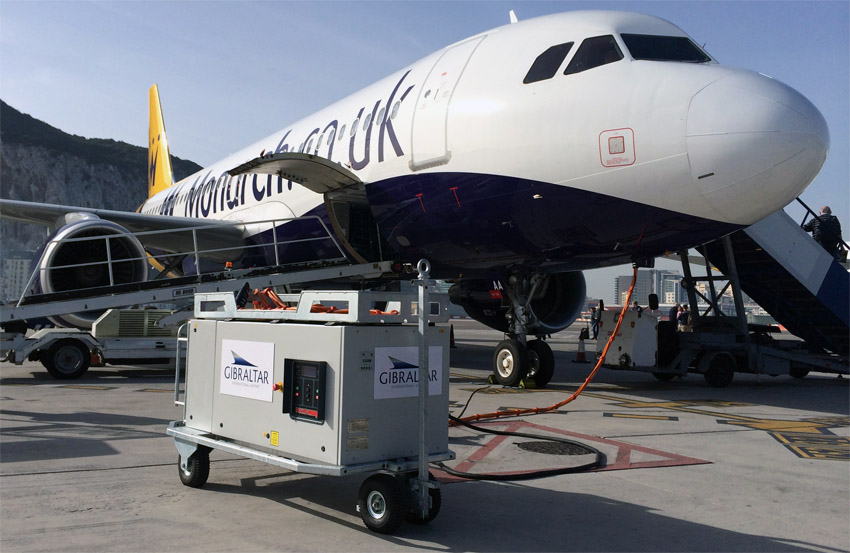 Gibraltar Airport Emissions Reduced thanks to PV90-3 Frequency Converter - PV90-3