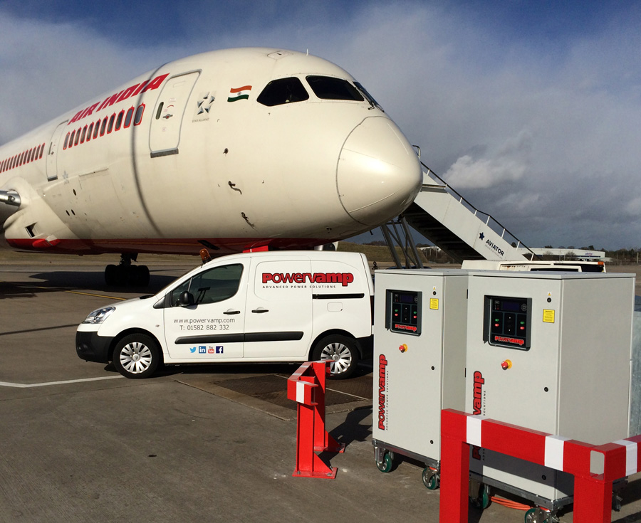 Powervamp frequency converters in action at Birmingham Airport 