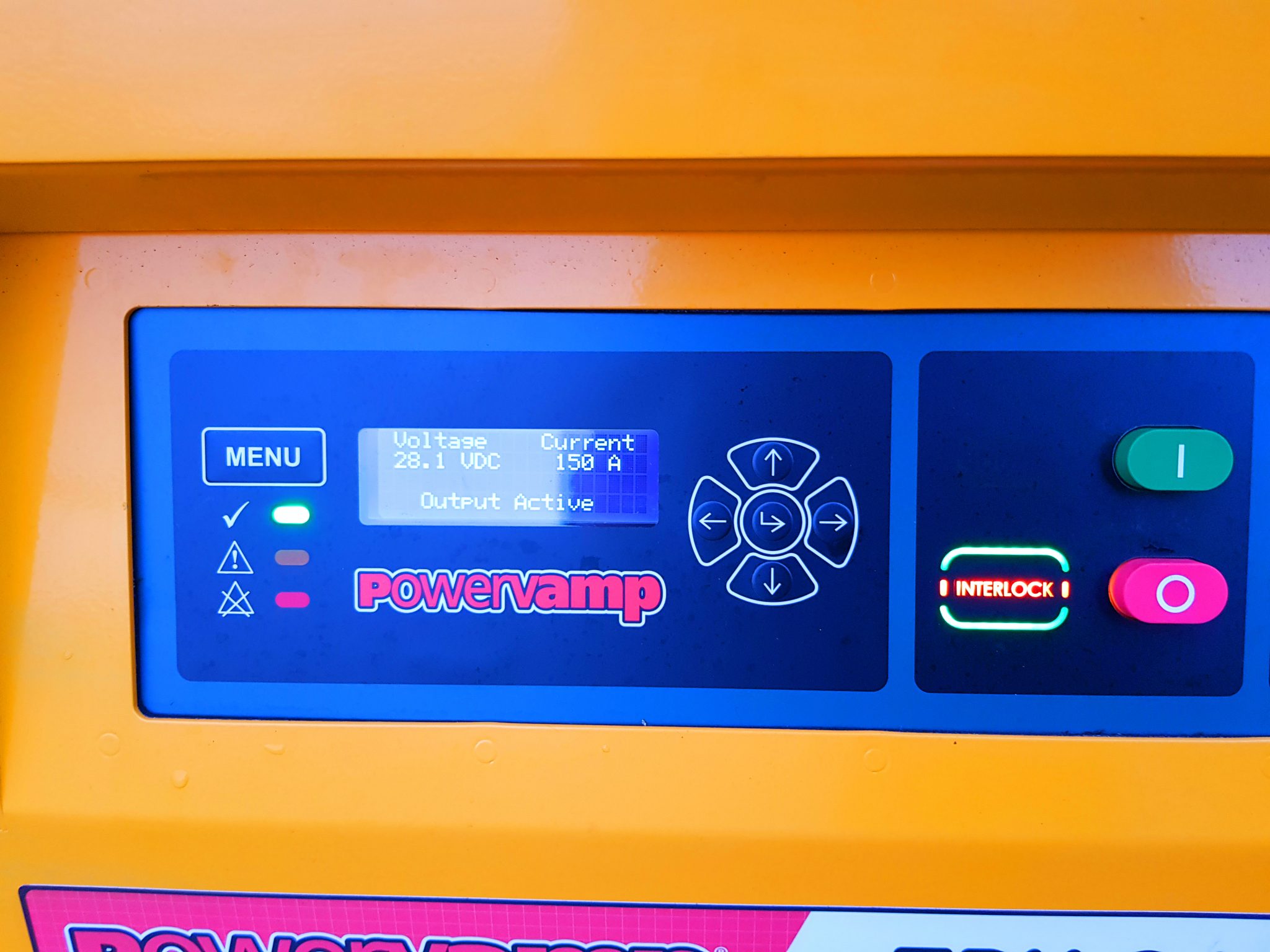Powervamp control panel