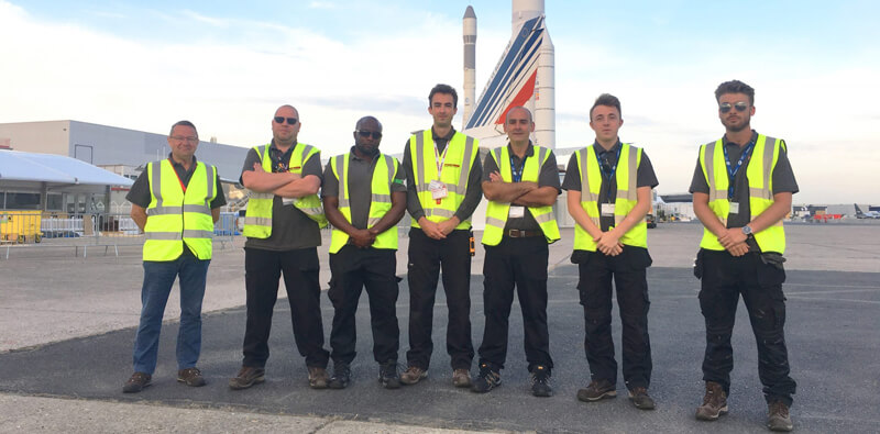 Powervamp Service team at paris