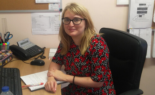 Natalie Laycock - Service Administrator