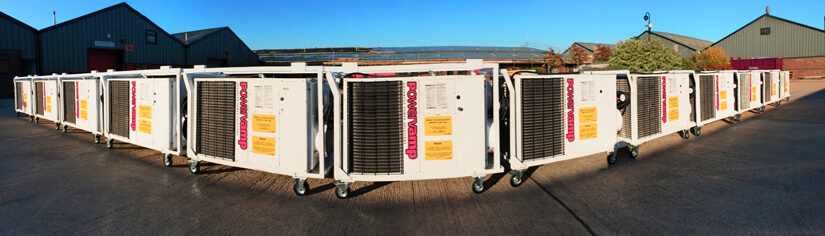 Powervamp Air conditioning units and Coolers for Lease and Rental