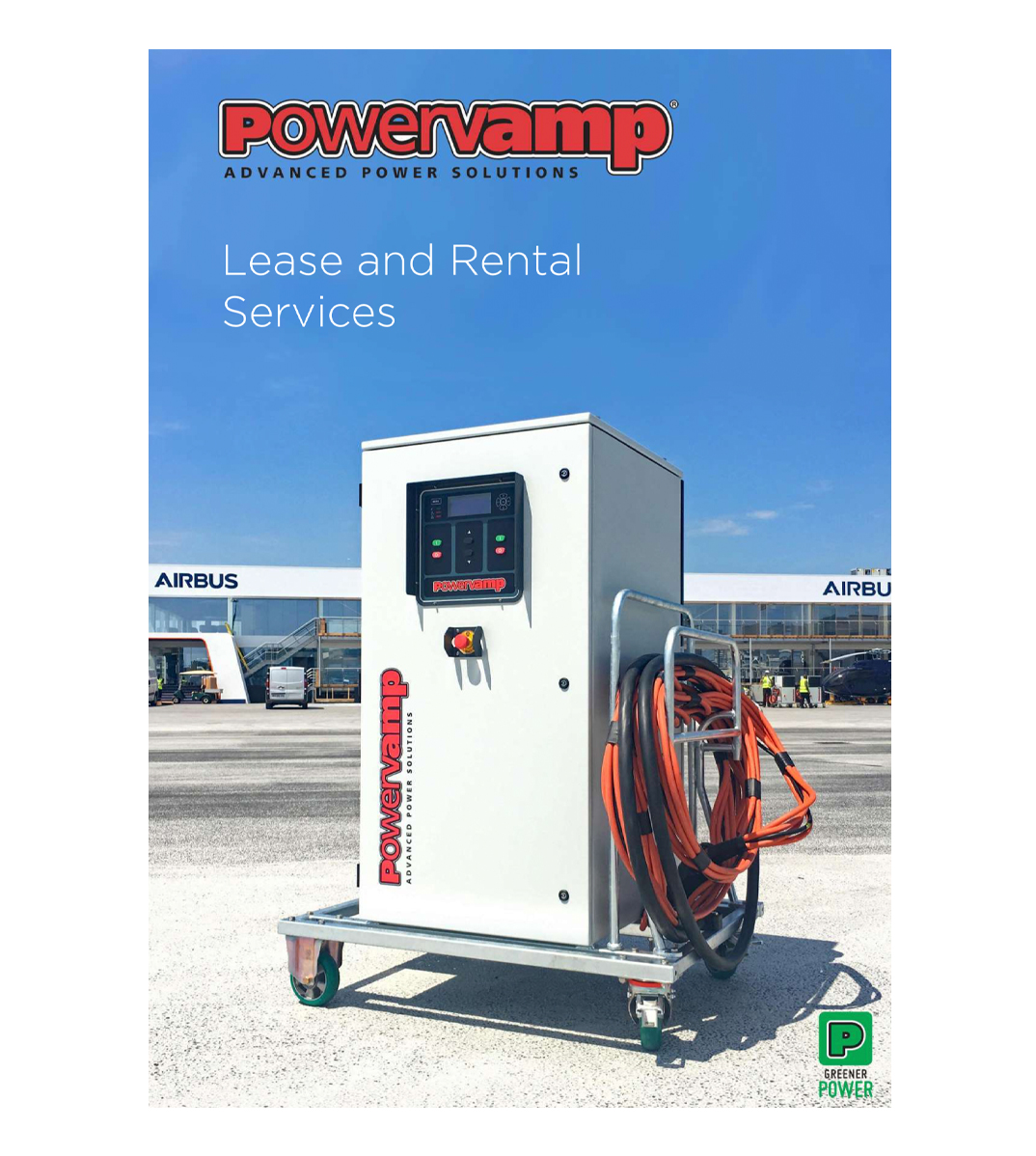 Powervamp lease and rental services brochure cover