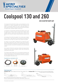  AERO Specialties - Coolspool 130 and 260 Data sheet