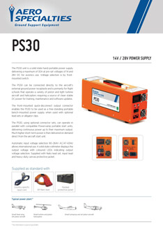 AERO Specialties - PS30 Data sheet