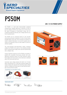 AERO Specialties - PS50M Data sheet