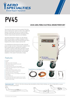 PV45 Data sheet