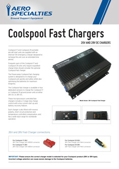 Coolspool fast charger datasheet